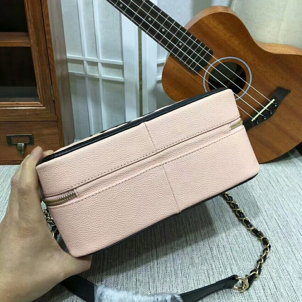 Chanel Calfskin Leather Shoulder Bag 6070 Pink Chanel Calfskin Leather Shoulder Bag 6070 Pink