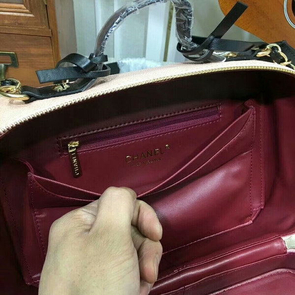 Chanel Calfskin Leather Shoulder Bag 6070 Pink Chanel Calfskin Leather Shoulder Bag 6070 Pink