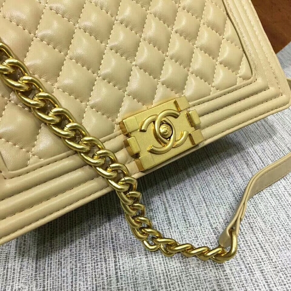 Boy Chanel Flap Shoulder Bag Sheepskin Leather 67086A Camel Boy Chanel Flap Shoulder Bag Sheepskin Leather 67086A Camel