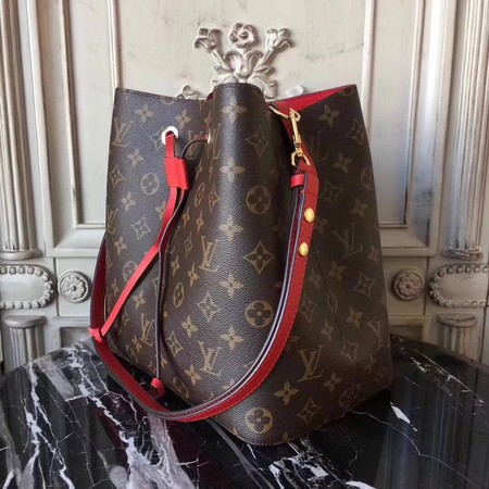 Louis Vuitton Monogram Canvas NEONOE M44020 Red Louis Vuitton Monogram Canvas NEONOE M44020 Red