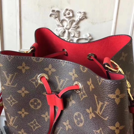 Louis Vuitton Monogram Canvas NEONOE M44020 Red Louis Vuitton Monogram Canvas NEONOE M44020 Red