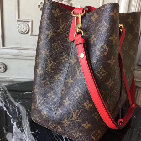 Louis Vuitton Monogram Canvas NEONOE M44020 Red Louis Vuitton Monogram Canvas NEONOE M44020 Red