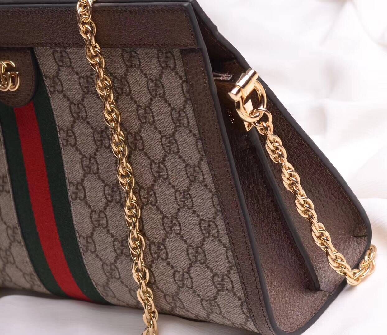 Gucci Ophidia GG Small Shoulder Bag 503876 Brown Gucci Ophidia GG Small Shoulder Bag 503876 Brown