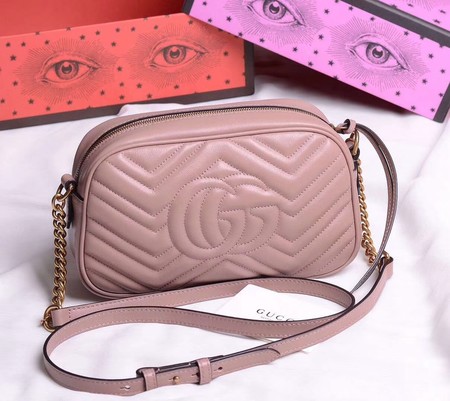 Gucci GG Marmont Small Shoulder Bag 447632 Deep Pink Gucci GG Marmont Small Shoulder Bag 447632 Deep Pink