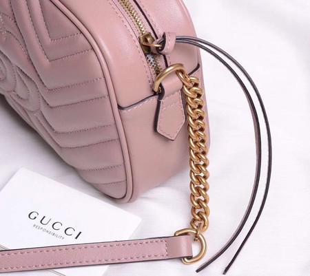 Gucci GG Marmont Small Shoulder Bag 447632 Deep Pink Gucci GG Marmont Small Shoulder Bag 447632 Deep Pink