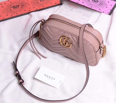 Gucci GG Marmont Small Shoulder Bag 447632 Deep Pink Gucci GG Marmont Small Shoulder Bag 447632 Deep Pink
