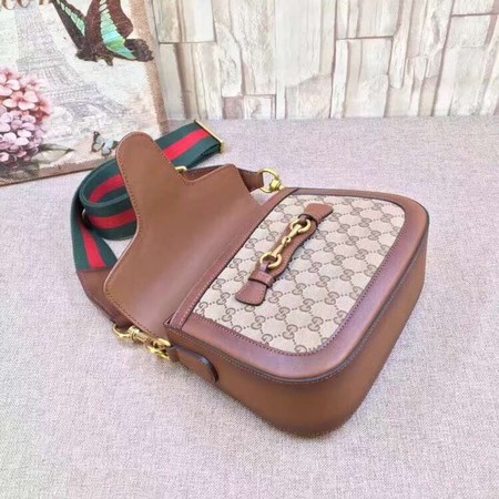 Gucci GG Lady Web Hand-Stained Leather Shoulder Bag 380573 Brown Gucci GG Lady Web Hand-Stained Leather Shoulder Bag 380573 Brown