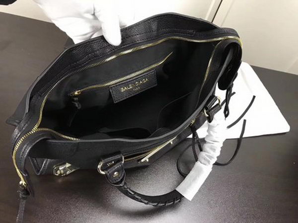 Balenciaga Giant City Gold Studs Handbag B084334 Black Balenciaga Giant City Gold Studs Handbag B084334 Black