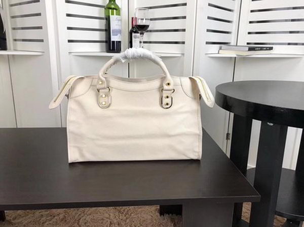 Balenciaga Giant City Gold Studs Handbag B084334 OffWhite Balenciaga Giant City Gold Studs Handbag B084334 OffWhite