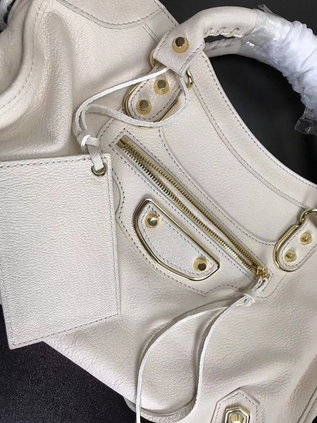 Balenciaga Giant City Gold Studs Handbag B084334 OffWhite Balenciaga Giant City Gold Studs Handbag B084334 OffWhite