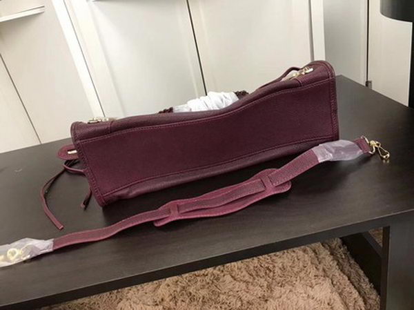 Balenciaga Giant City Gold Studs Handbag B084334 Wine Balenciaga Giant City Gold Studs Handbag B084334 Wine
