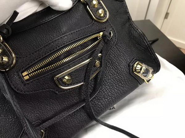 Balenciaga Giant City Gold Studs Handbag B084335 Black Balenciaga Giant City Gold Studs Handbag B084335 Black