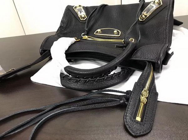 Balenciaga Giant City Gold Studs Handbag B084335 Black Balenciaga Giant City Gold Studs Handbag B084335 Black