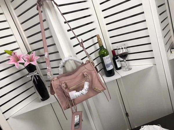 Balenciaga Giant City Gold Studs Handbag B084335 Pink Balenciaga Giant City Gold Studs Handbag B084335 Pink