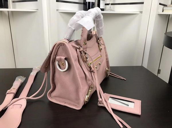 Balenciaga Giant City Gold Studs Handbag B084335 Pink Balenciaga Giant City Gold Studs Handbag B084335 Pink