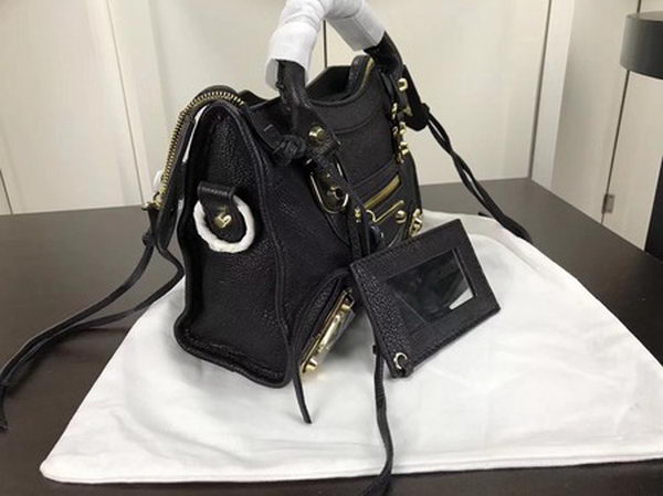Balenciaga Giant City Gold Studs Handbag B084336 Black Balenciaga Giant City Gold Studs Handbag B084336 Black