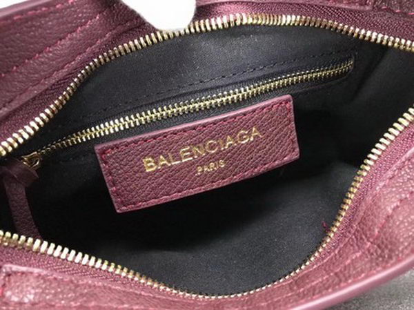 Balenciaga Giant City Gold Studs Handbag B084336 Wine Balenciaga Giant City Gold Studs Handbag B084336 Wine