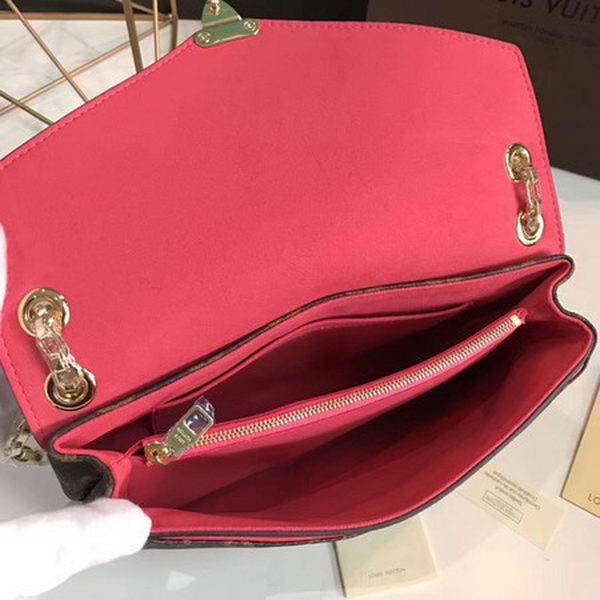 Louis Vuitton Monogram Canvas Pallas Chain Cerise M41201 Light Red Louis Vuitton Monogram Canvas Pallas Chain Cerise M41201 Light Red