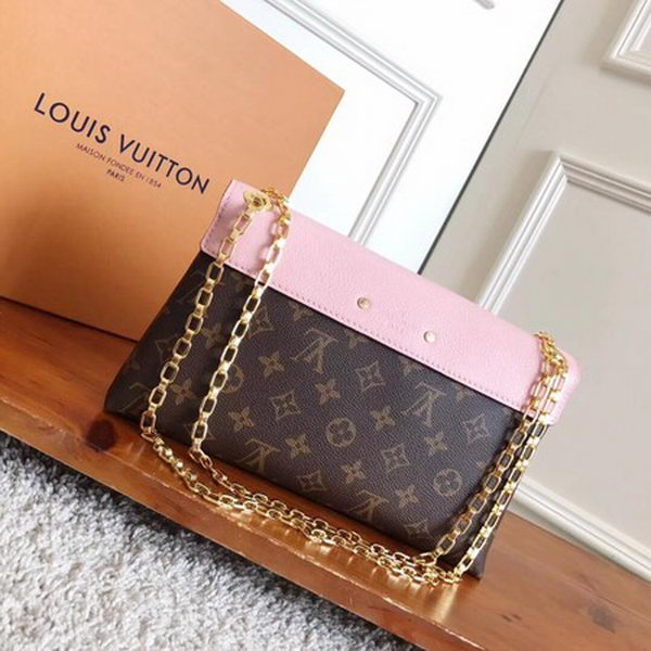 Louis Vuitton Monogram Canvas Pallas Chain Cerise M41201 Pink Louis Vuitton Monogram Canvas Pallas Chain Cerise M41201 Pink