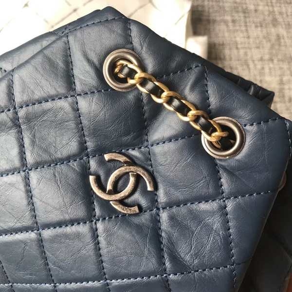 Chanel 2018 Original Calfskin Leather Backpack 81229 Blue Chanel 2018 Original Calfskin Leather Backpack 81229 Blue