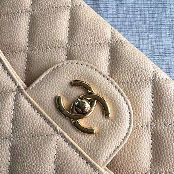 Chanel Flap Shoulder Bags Camel Original Calfskin Leather CF1113 Gold Chanel Flap Shoulder Bags Camel Original Calfskin Leather CF1113 Gold