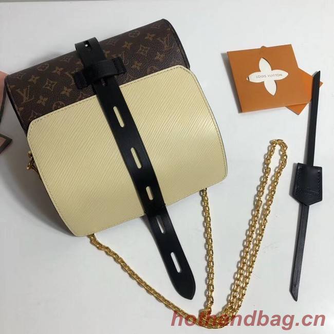 Louis vuitton monogram canvas GLASSES CASE M43903 creamy-white