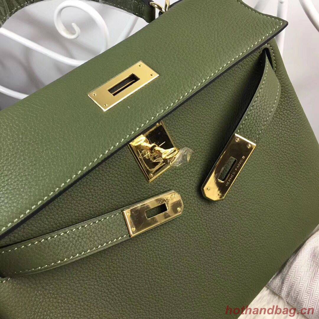 Hermes Birkin Tote Bag Original Togo Leather BK35 Deark Green Hermes Birkin Tote Bag Original Togo Leather BK35 Deark Green