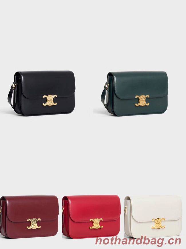 CELINE MEDIUM TRIOMPHE BAG IN SHINY CALFSKIN CL87363 LIGHT BURGUNDY CELINE MEDIUM TRIOMPHE BAG IN SHINY CALFSKIN CL87363 LIGHT BURGUNDY