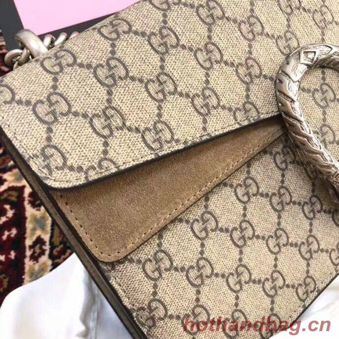 Gucci Medium Dionysus GG Canvas Shoulder Bag 400249 Taupe Gucci Medium Dionysus GG Canvas Shoulder Bag 400249 Taupe