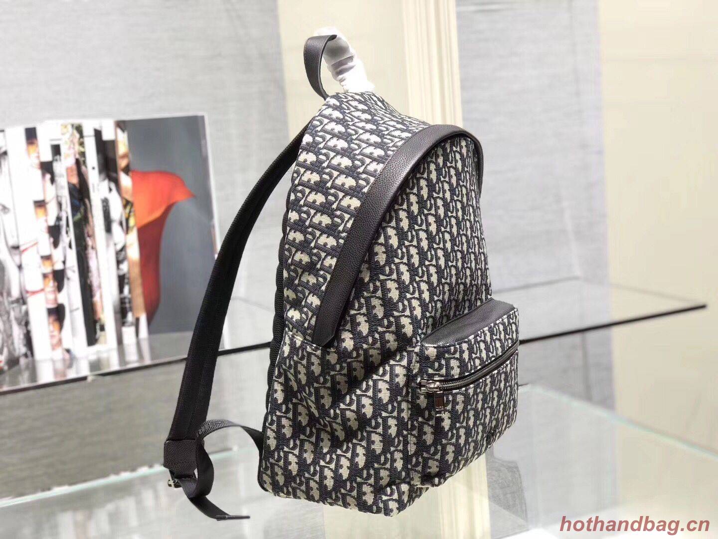 Dior Canvas Backpack Bag M04421 Black Dior Canvas Backpack Bag M04421 Black