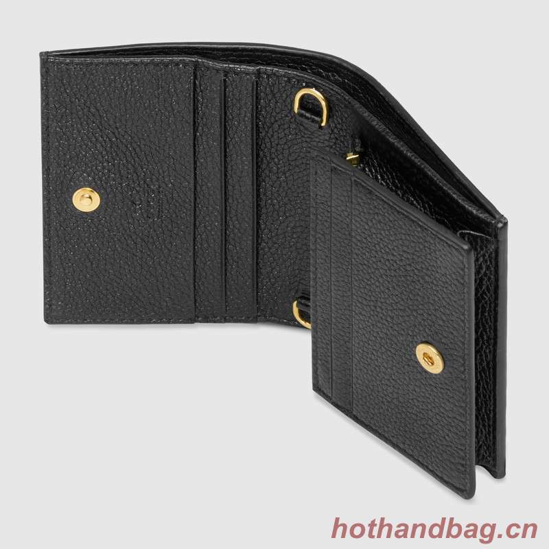 Gucci Zumi Card Holder 570660 Black Gucci Zumi Card Holder 570660 Black