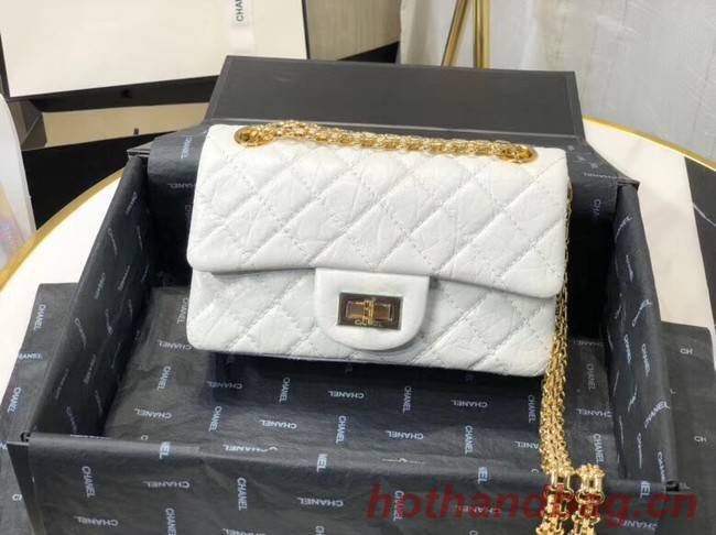 Chanel Shoulder Bag Original Leather White AS0874 Gold Chanel Shoulder Bag Original Leather White AS0874 Gold
