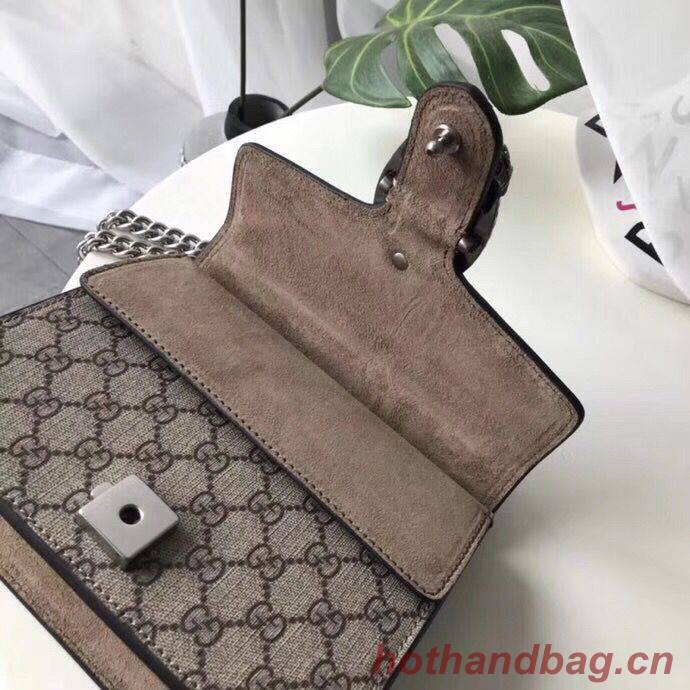 Gucci Mini Dionysus GG Canvas Shoulder Bag 421970 Khaki Gucci Mini Dionysus GG Canvas Shoulder Bag 421970 Khaki