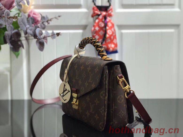 Louis vuitton original Monogram Canvas POCHETTE METIS M43984 Wine Louis vuitton original Monogram Canvas POCHETTE METIS M43984 Wine