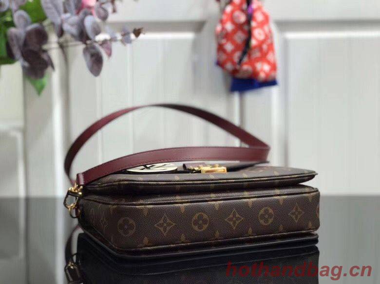 Louis vuitton original Monogram Canvas POCHETTE METIS M43984 Wine Louis vuitton original Monogram Canvas POCHETTE METIS M43984 Wine