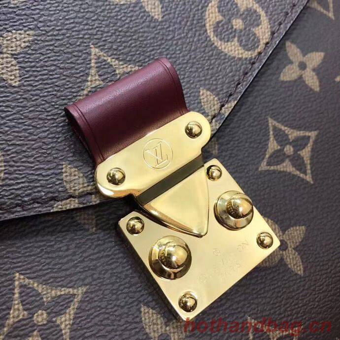 Louis vuitton original Monogram Canvas POCHETTE METIS M43984 Wine Louis vuitton original Monogram Canvas POCHETTE METIS M43984 Wine