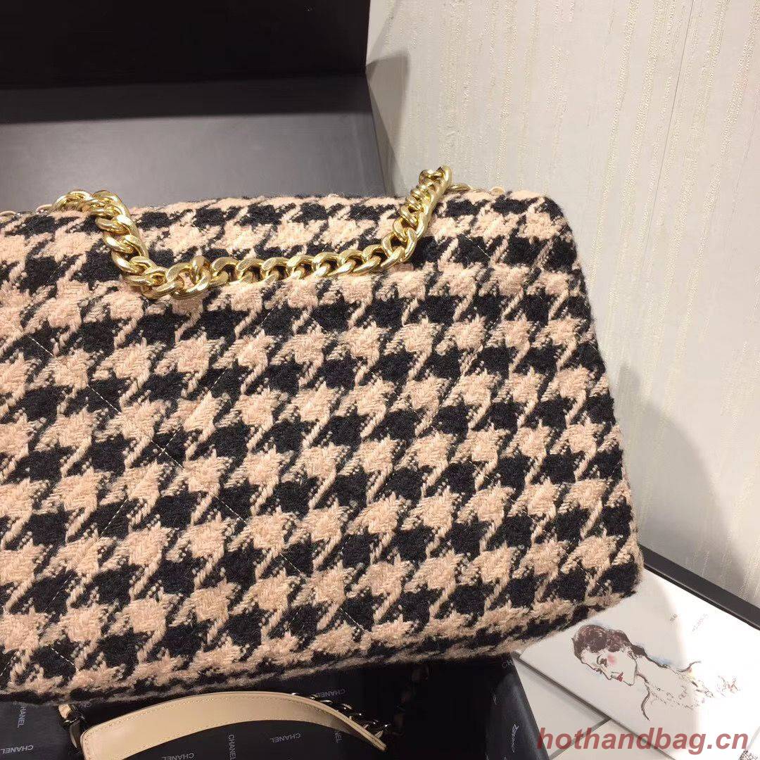 Chanel Original Flap Bags Houndstooth A3269 Black&Beige Chanel Original Flap Bags Houndstooth A3269 Black&Beige