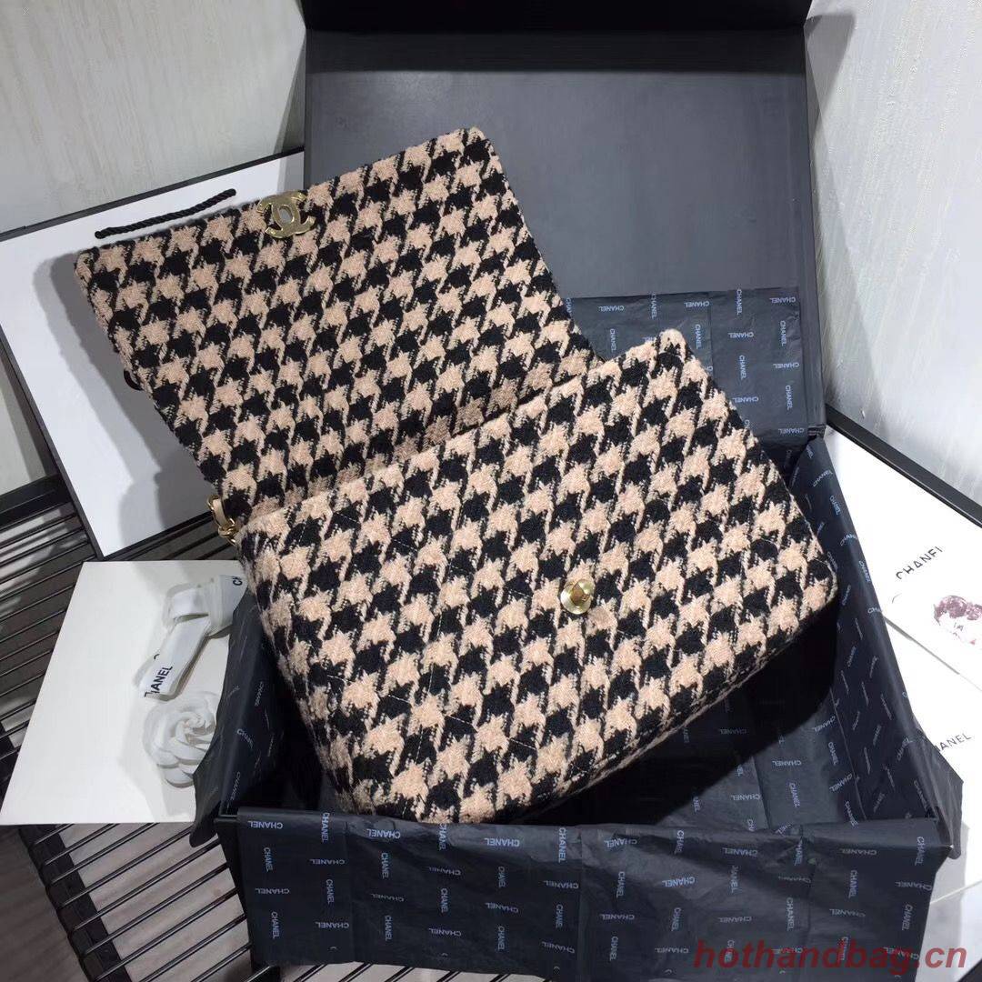 Chanel Original Flap Bags Houndstooth A3269 Black&Beige Chanel Original Flap Bags Houndstooth A3269 Black&Beige