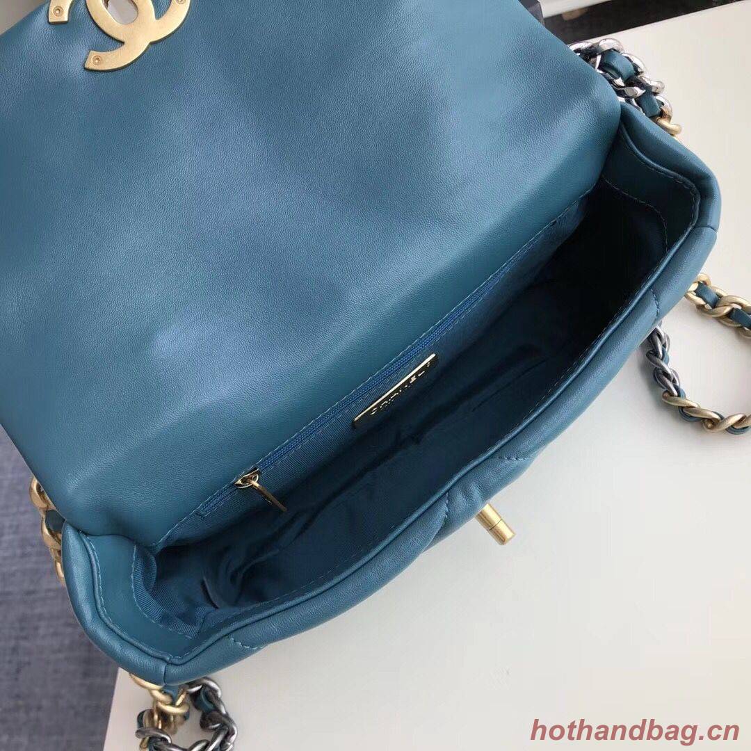 Chanel 19 flap bag AS1160 Navy Chanel 19 flap bag AS1160 Navy