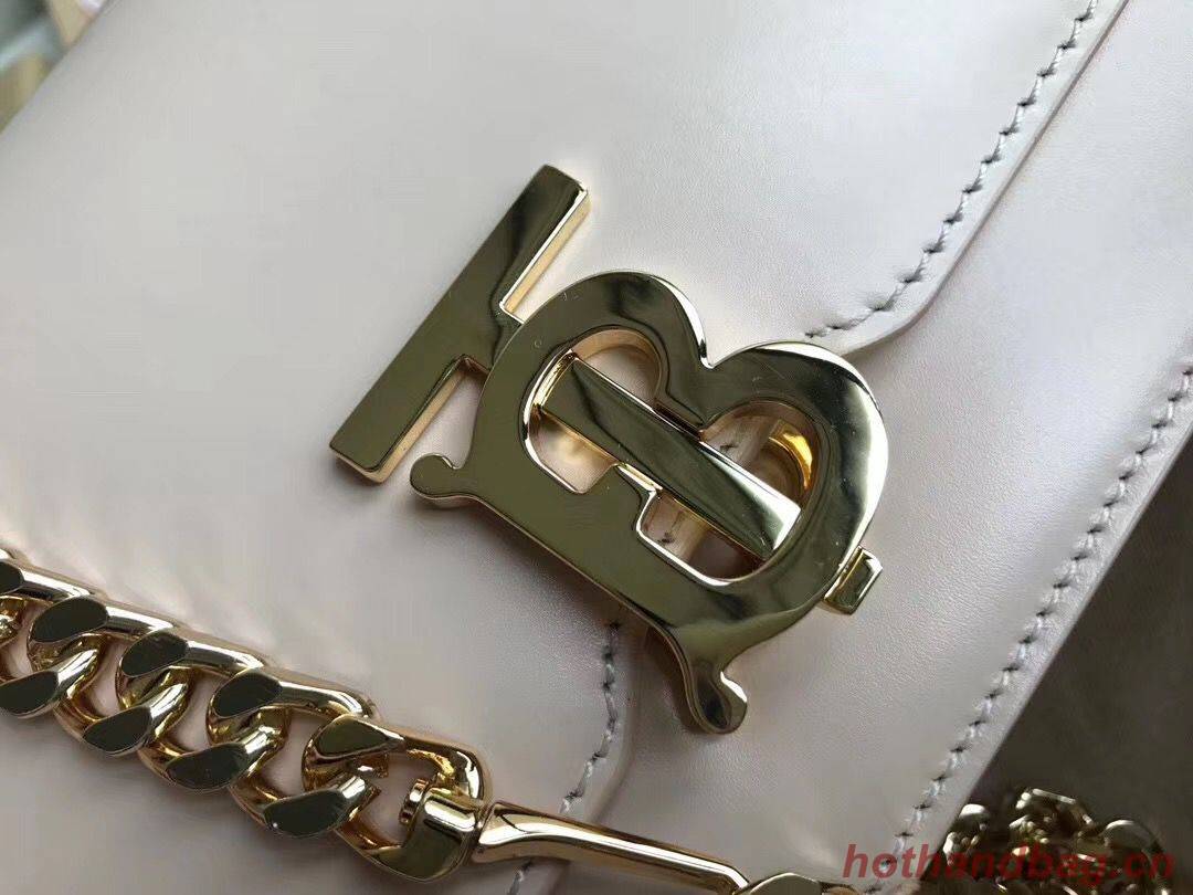 BurBerry Original Leather Thomas Belt Bag BU55698 White BurBerry Original Leather Thomas Belt Bag BU55698 White