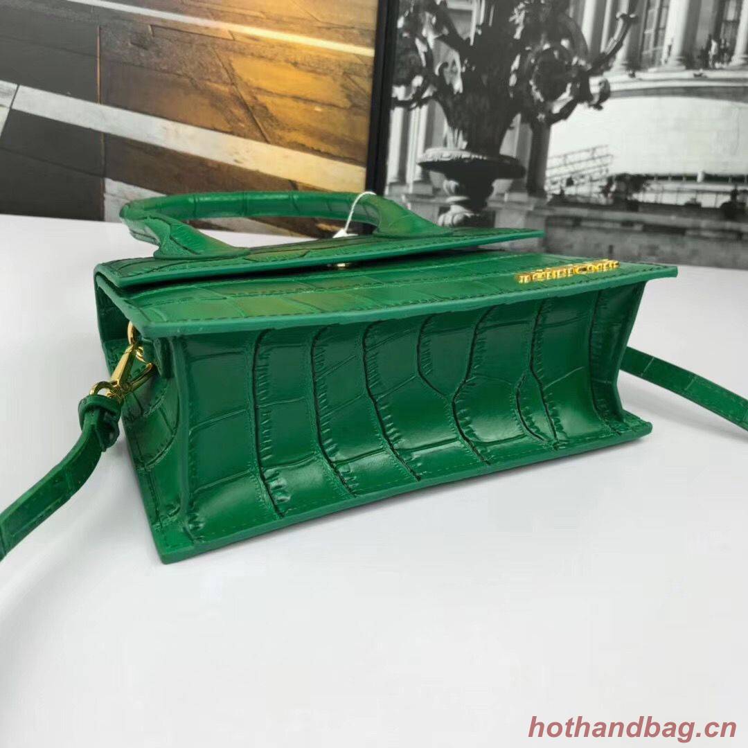 Jacquemus Original Leather Mini Top Handle Bag J8088 Green Jacquemus Original Leather Mini Top Handle Bag J8088 Green