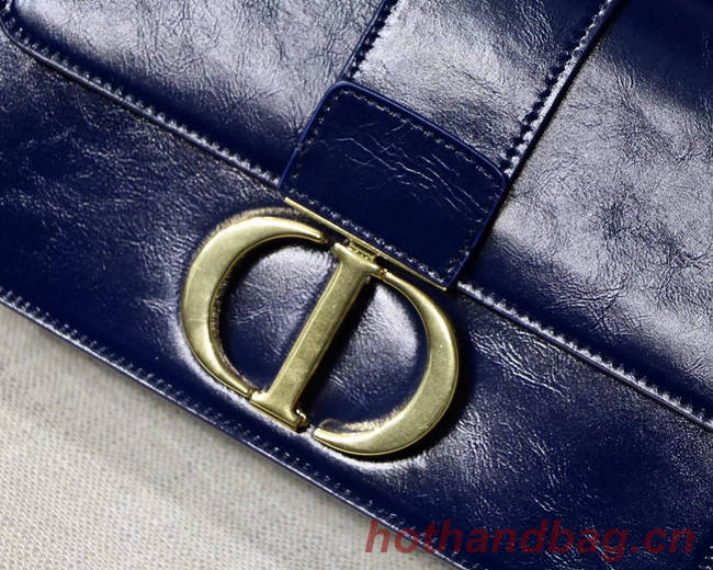 Dior 30 MONTAIGNE CALFSKIN BAG M9203 dark blue