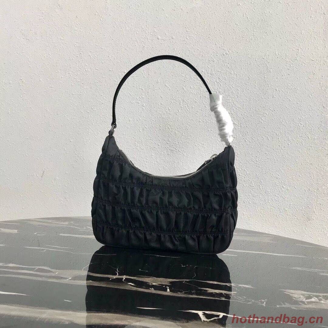 Prada Nylon and Saffiano leather mini bag 1NE204 black Prada Nylon and Saffiano leather mini bag 1NE204 black