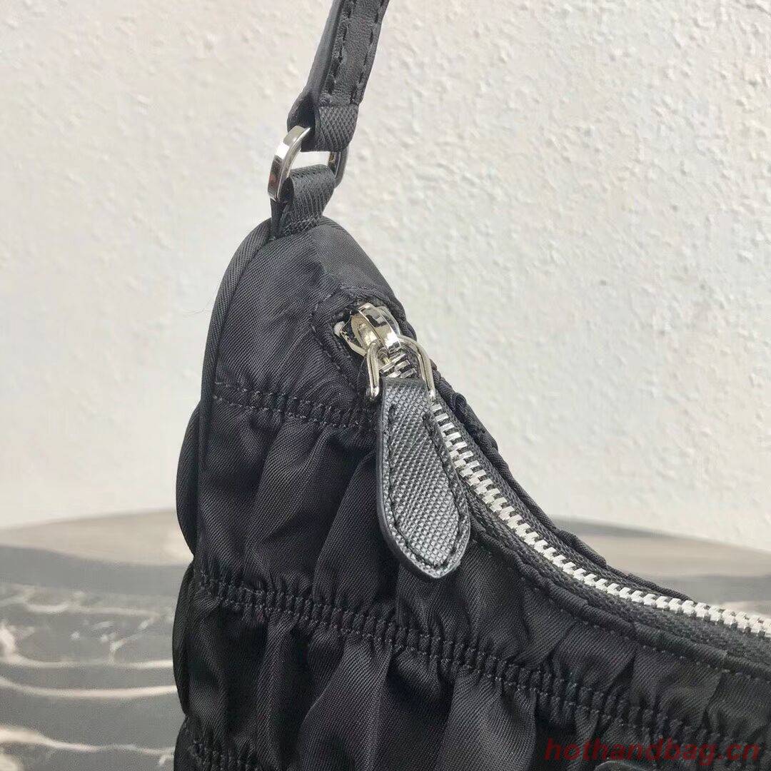 Prada Nylon and Saffiano leather mini bag 1NE204 black Prada Nylon and Saffiano leather mini bag 1NE204 black