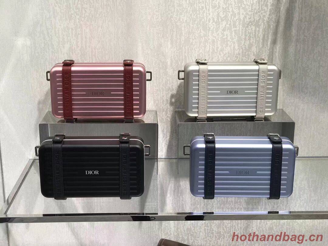 DIORAMA CALFSKIN CLUTCH M2020 silvery DIORAMA CALFSKIN CLUTCH M2020 silvery