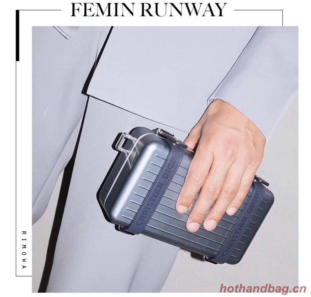 DIORAMA CALFSKIN CLUTCH M2020 silvery DIORAMA CALFSKIN CLUTCH M2020 silvery