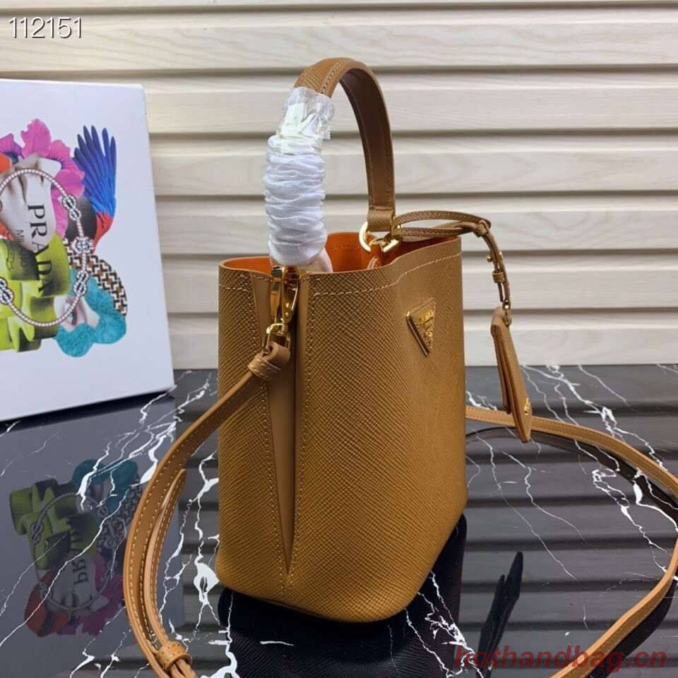 Prada Panier small Original Saffiano Bag 1BA217 Brown Prada Panier small Original Saffiano Bag 1BA217 Brown
