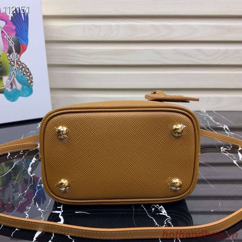 Prada Panier small Original Saffiano Bag 1BA217 Brown Prada Panier small Original Saffiano Bag 1BA217 Brown