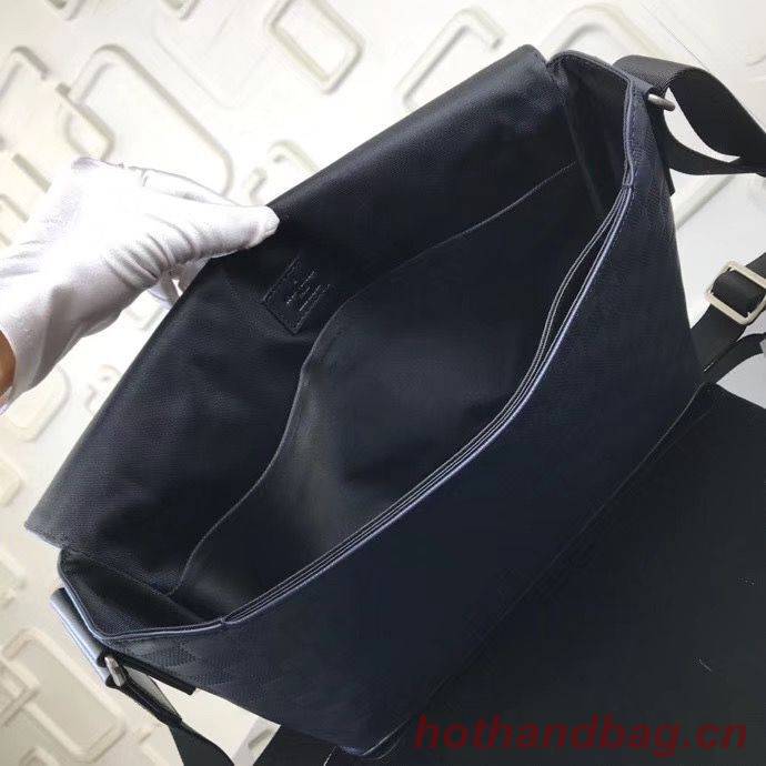 LOUIS VUITTON ORIGINAL LEATHER MESSENGER BAG N41038 N41035 BLUE LOUIS VUITTON ORIGINAL LEATHER MESSENGER BAG N41038 N41035 BLUE