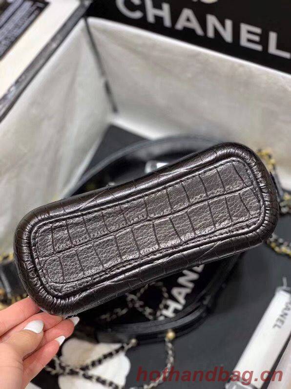 Chanel Gabrielle Hobo Original Crocodile Leather Bag A93824 Black Chanel Gabrielle Hobo Original Crocodile Leather Bag A93824 Black